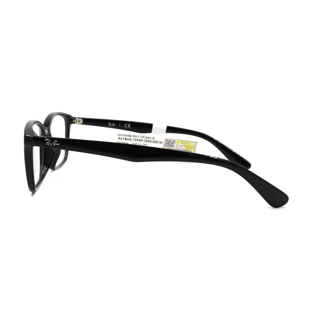 RB7094D 2000-Gọng kính nam nữ Rayban chính hãng (55-16-140), thiết kế dễ đeo bảo vệ mắt