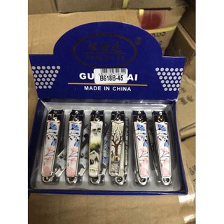 Sỉ hộp 12 chiếc bấm móng tay siêu to in hình siêu đẹp