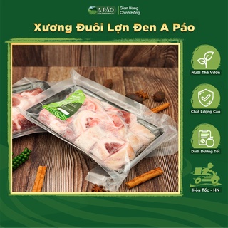 [HN] Xương Đuôi Lợn Đen Ngon Gói 400gr - Thịt Lợn Tây Bắc - Xương Heo A Páo Nông Sản