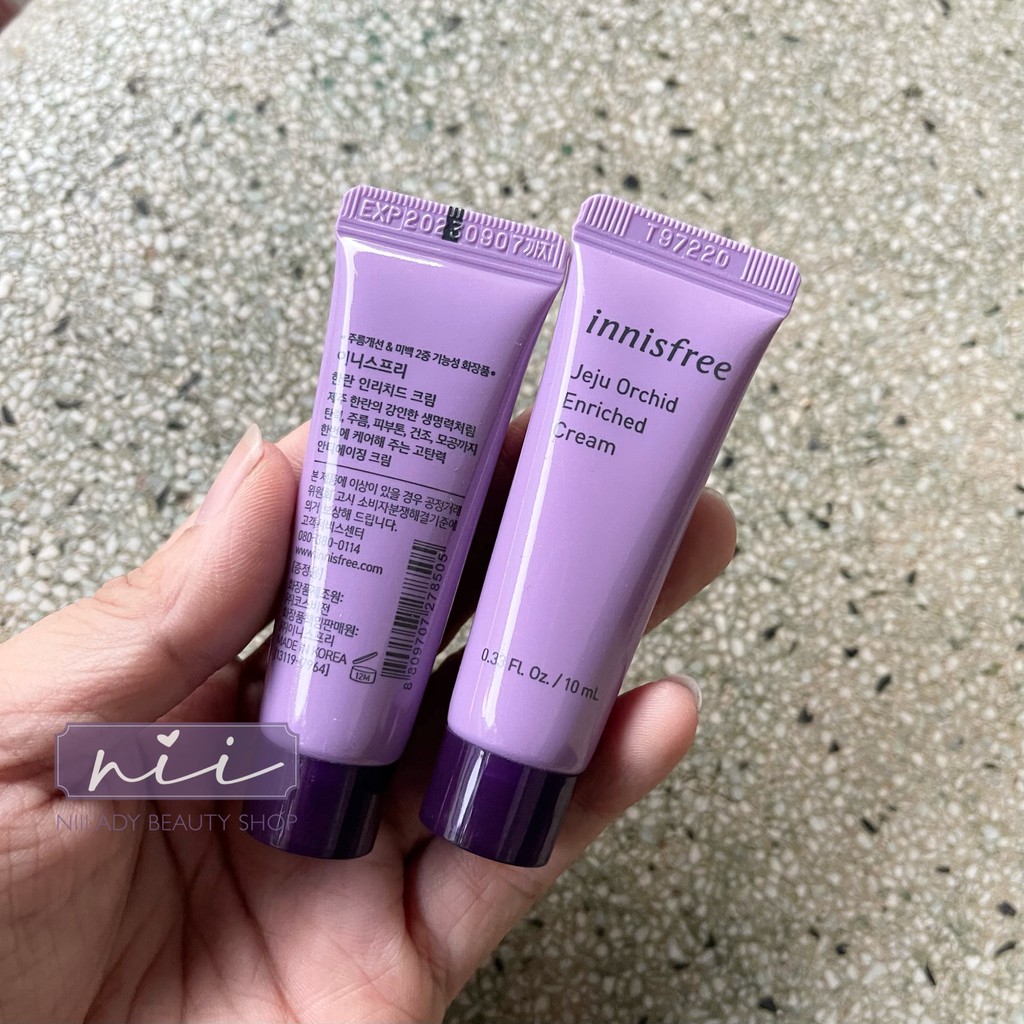 Kem dưỡng Innisfree Jeju Orchid Enriched Cream (TUÝP MINI 10ml)