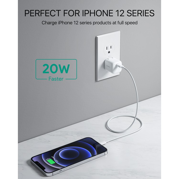 Cục sạc PD 20W mini AUKEY PA-B1 Pro