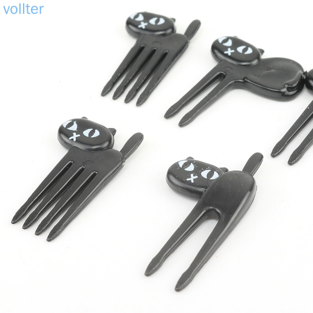 Set 6 Nĩa Ăn Trái Cây Hình Mèo Xinh Xắn