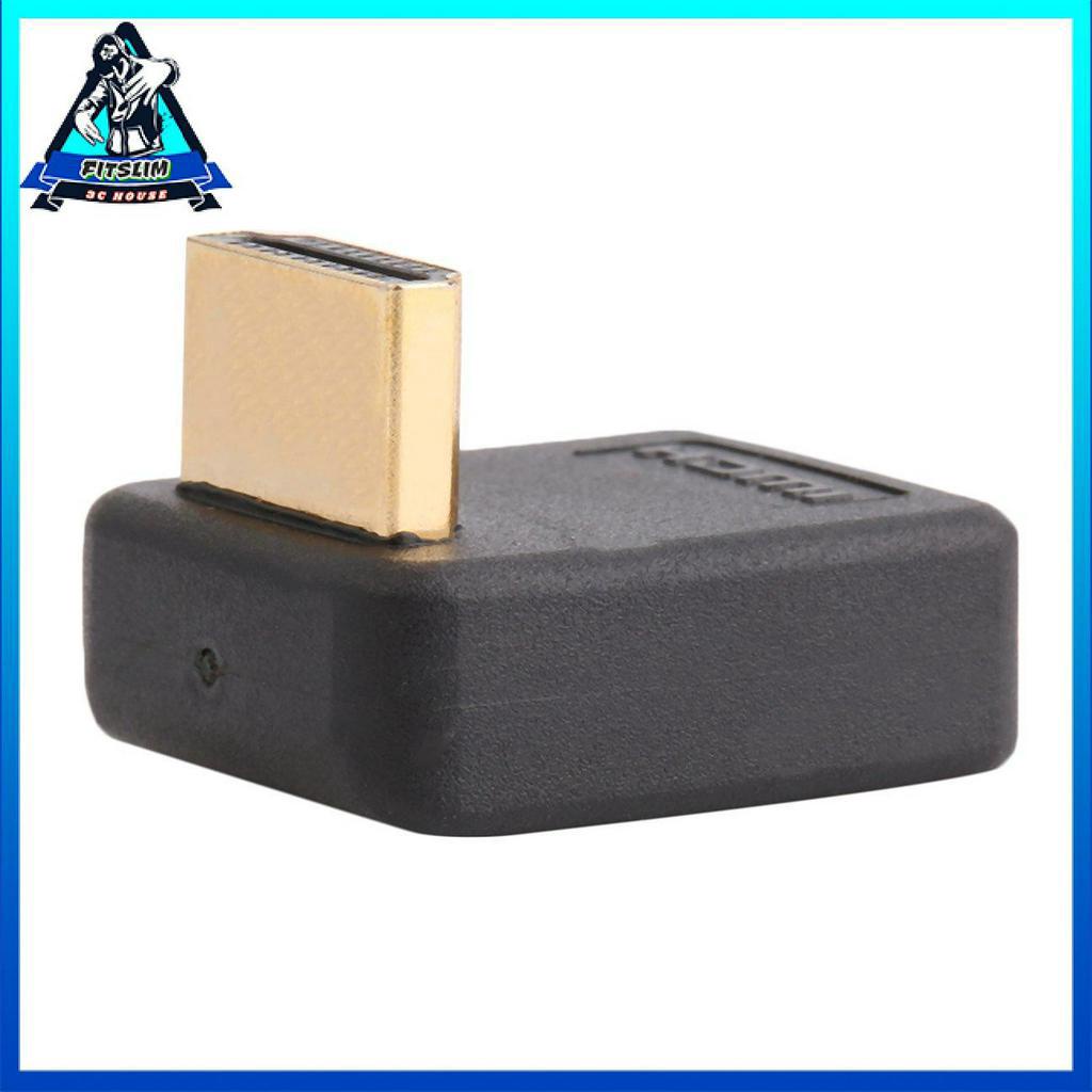 90 độ HDMI Một bộ chuyển đổi cổng nam sang nữ Bộ chuyển đổi mở rộng góc phải