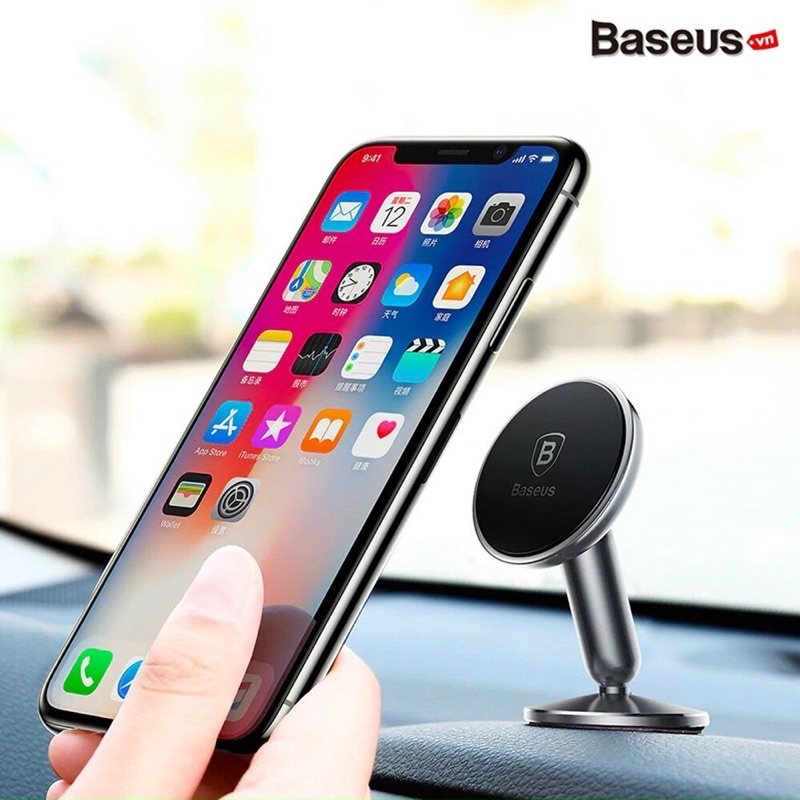 (HOT) Giá đỡ điện thoại nam châm Baseus trên xe ô tô xe hơi