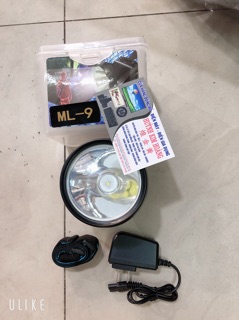 ĐÈN LED SẠC ĐỘI ĐẦU LẶN BIỂN ML-9, 55W SIÊU SÁNG