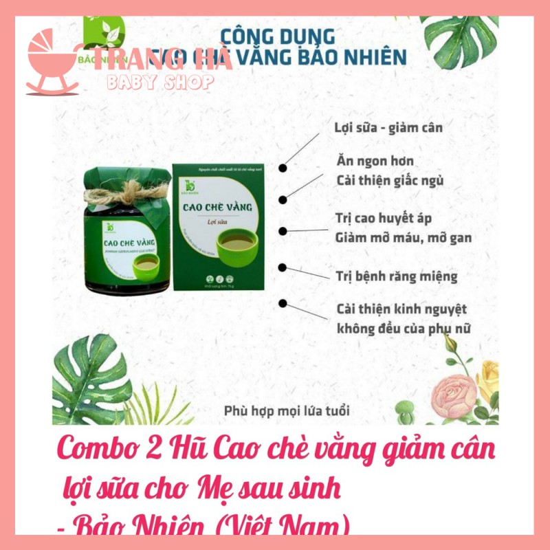 🍒𝑪𝑯𝑰́𝑵𝑯 𝑯𝑨̃𝑵𝑮🍒CAO CHÈ VẰNG HỮU CƠ BẢO NHIÊN - LỢI SỮA, GIẢM CÂN, GIẢM VIÊM NHIỄM.