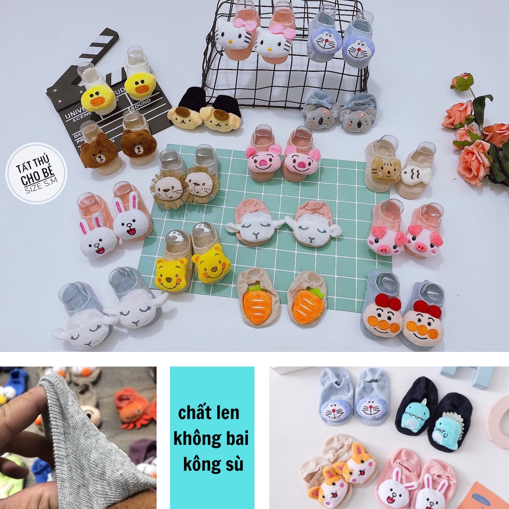 Tất hình thú cho bé, vớ hình thú cho bé siêu sinh [ VIDEO HÌNH ẢNH THẬT ]