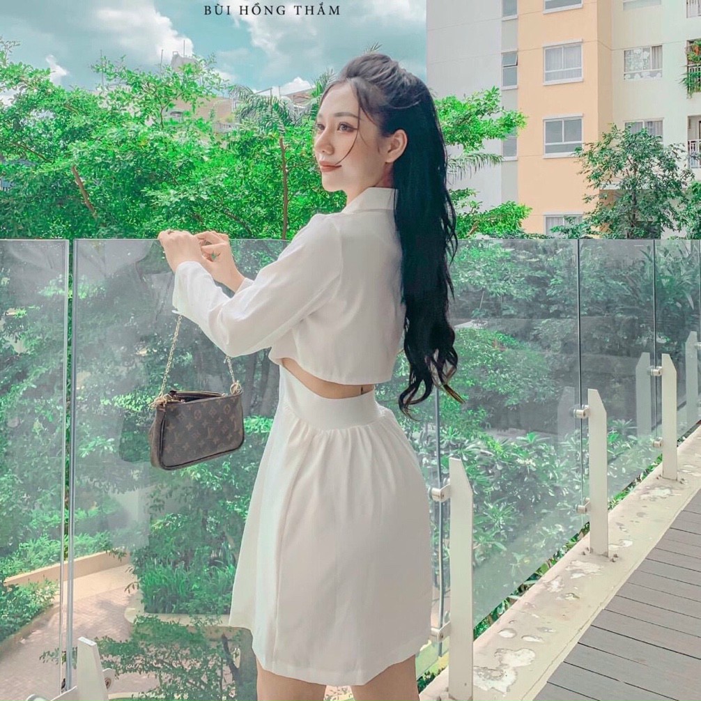 Váy Vest Lưng Thun Hàng Quảng Châu Siêu Cool Ngầu