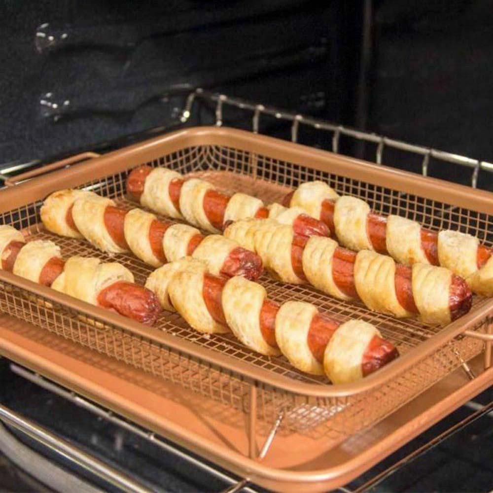 Vỉ Nướng Khoai Tây Chiên Chống Dính Có Thể Tháo Rời Tiện Dụng