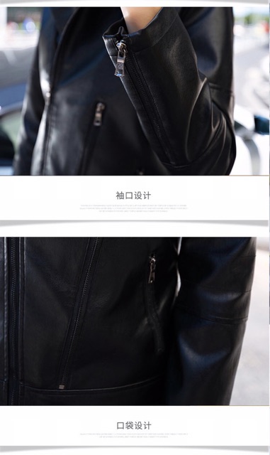 Áo Khoác Da Nam Phong Cách Hàn Quốc Hàng Quảng Châu Cao Cấp