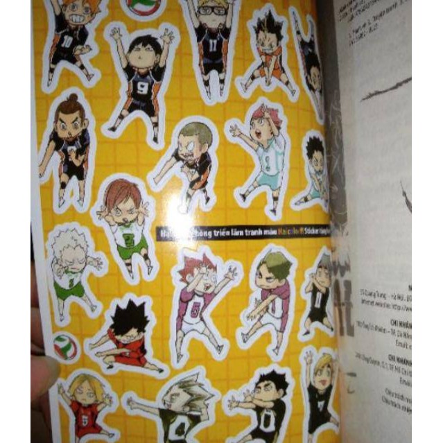 Truyện tranh Haikyu! Chàng khổng lồ tí hon - Haicolor! Phòng triển lãm tranh màu