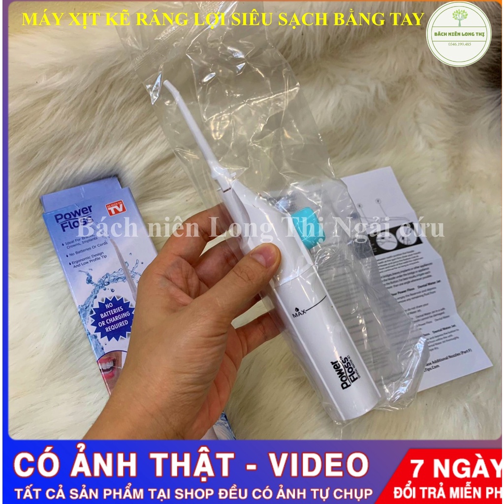 BÌNH XỊT LÀM SẠCH KẼ RĂNG POWER FLOSS NGỪA SÂU RĂNG HIỆU QUẢ -làm sạch kẽ răng bảo vệ nướu- nhỏ gọn, dễ sử dụng