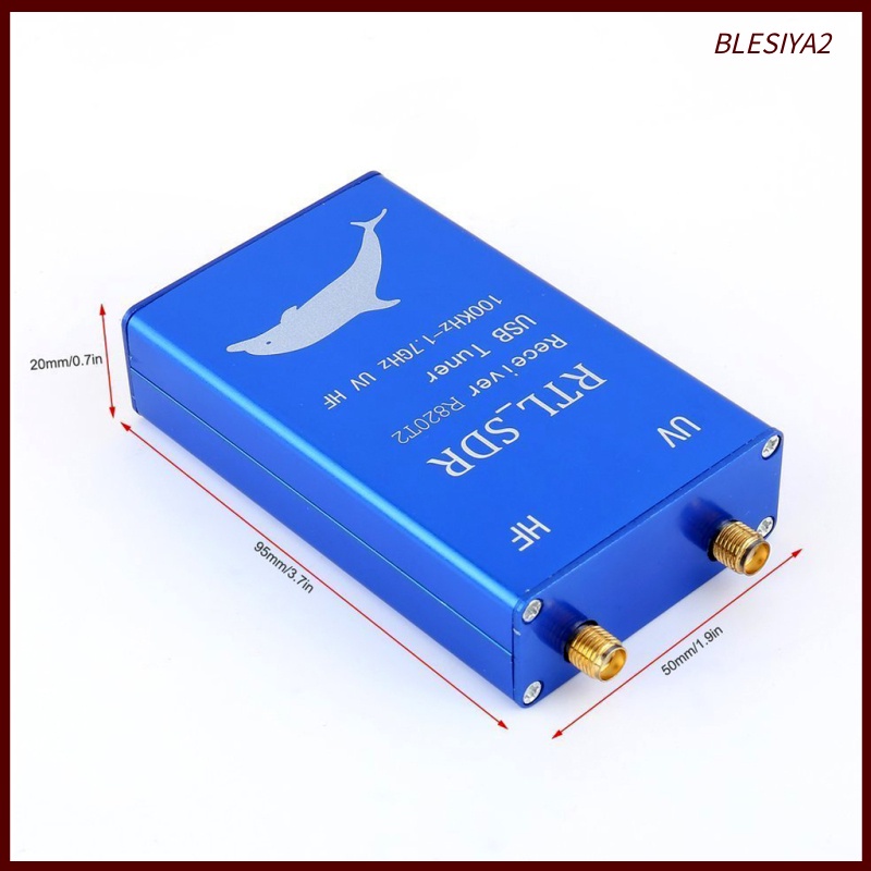 Ăng Ten Thu Sóng Cổng USB RTL2832U + R820T2 0.1MHz-1.7GHz UHF VHF HF RTL-SDR