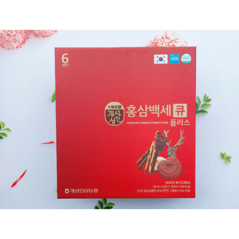 Nước Hồng Sâm Nhung Hươu Linh Chi Q Plus Hàn Quốc