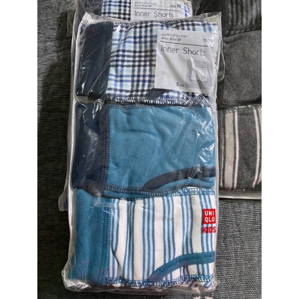 Bộ 3 quần sịp bé trai 110-150cm hàng auth Uniqlo