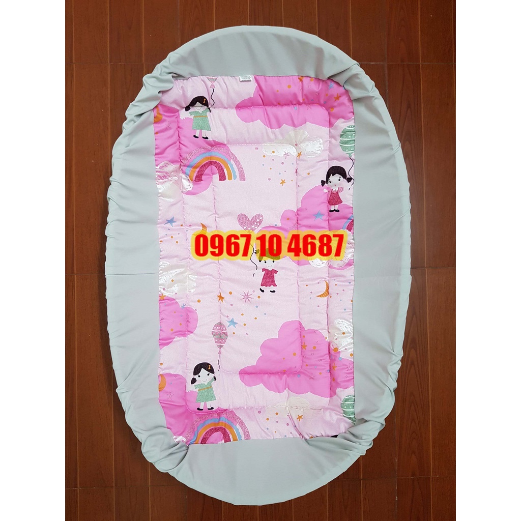 Nệm lót nôi tre nằm võng cho bé