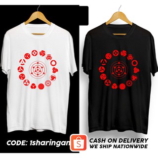 [ Sale] Áo phông sharingan eyes naruto cực ngầu giá tận xưởng