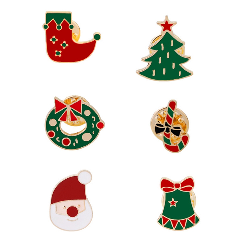 Ghim Cài Áo Phong Cách Giáng Sinh Xinh Xắn