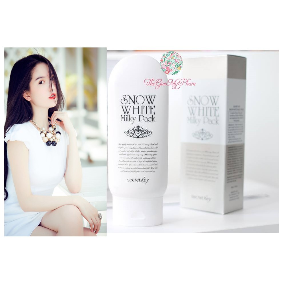 Kem tắm trắng Secret Key Snow White Milky Pack