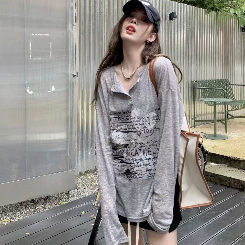 Áo Thun Tay Dài Chống Nắng Mùa Hè 2022 Kiểu Dáng Hợp Thời Trang Cho Nữ