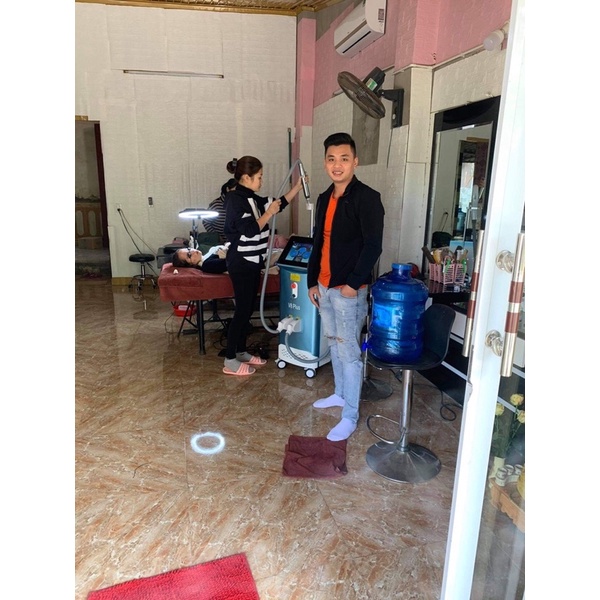 Máy triệt lông và laser xoá xăm bán nám chân mày v8 plus 2in1 hiệu quả cực kì cao