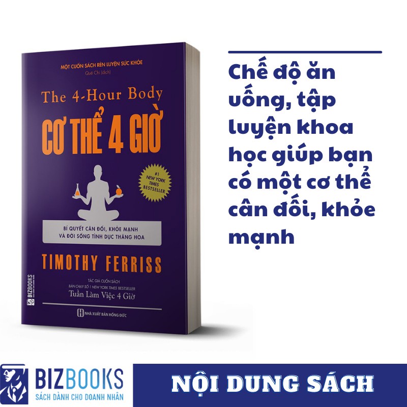 Sách - BIZBOOKS - Cơ Thể 4 Giờ - 1 BEST SELLER