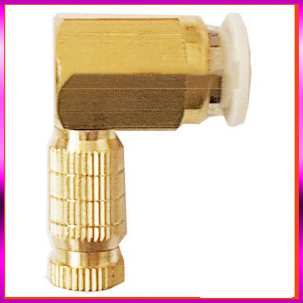 [GIÁ TỐT]  Béc phun sương bằng đồng số 1-2-3 kèm Chân nối ống phi 8
