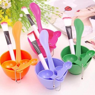 Bộ chén cọ trộn đắp mặt nạ 4 trong 1