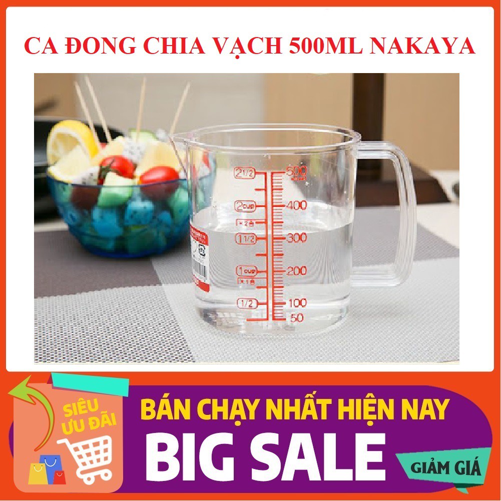 Ca đong chia vạch 500ml Nakaya