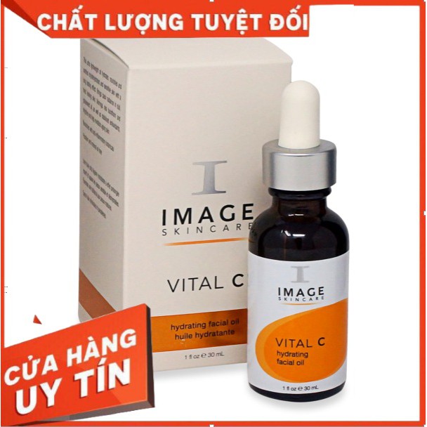 [NHẬP KHẨU CHÍNH HÃNG] Tinh Dầu Massage Chống Lão Hóa Dưỡng Ẩm Phục Hồi Da Image Skincare VITAL C Hydrating Facial Oil