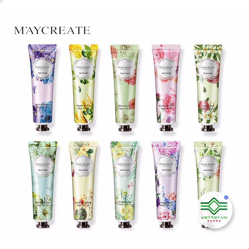 Kem dưỡng da tay da chân Maycreate Perfumed Hand Essence VT118