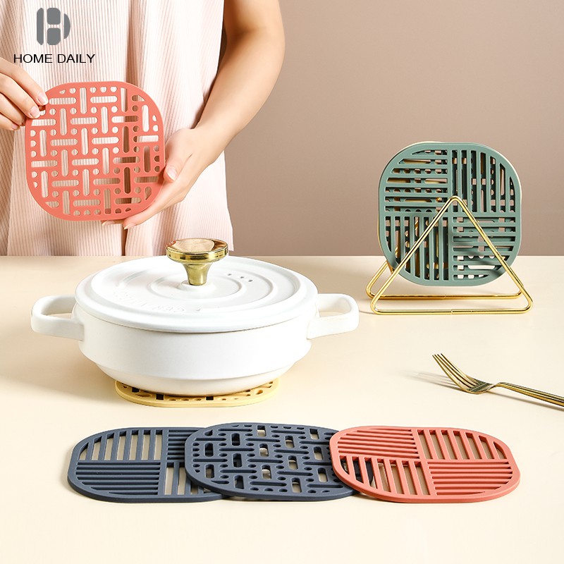 Coaster Table Decor Insulation Mat Non-Slip Pot Mat Kitchen Accessories