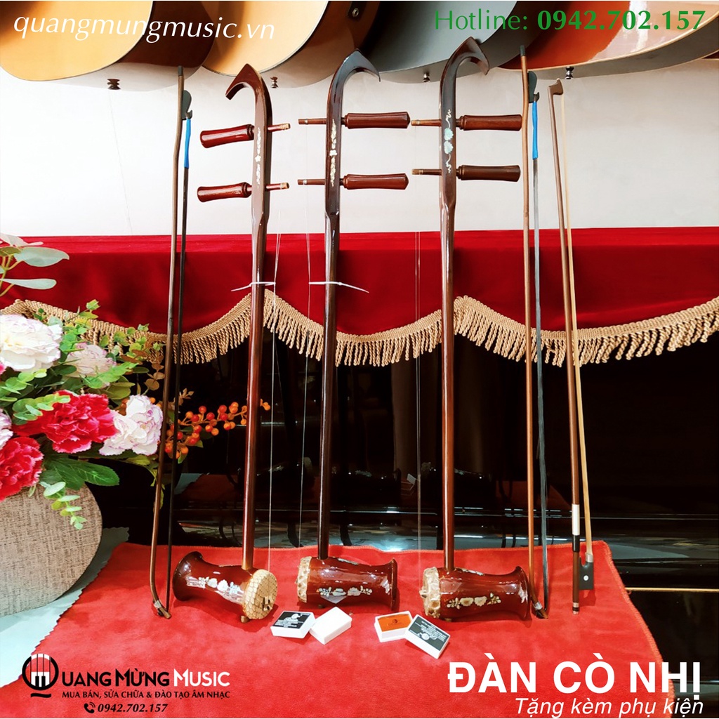 Đàn Cò Nhị Khảm Trai - Đàn Líu - Hồ kèm Vĩ và Nhựa thông