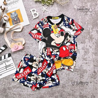 🍀🍀Đồ bộ thun lạnh 3D - Đùi cho bé Trai/Gái Size20: 20 - 28kg🍀🍀