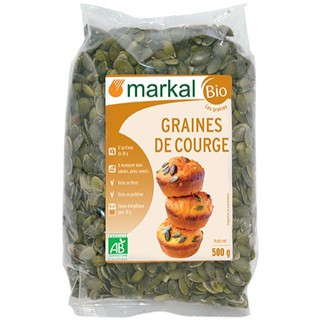 Hạt bí hữu cơ tách vỏ Markal 500g