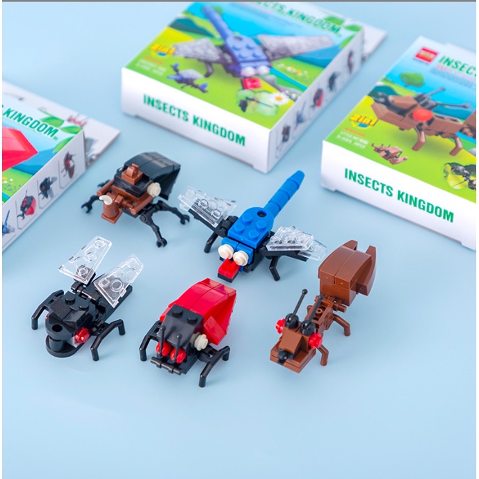 Bộ Đồ Chơi Lắp Ghép Robot Bộ Sưu Tập Côn Trùng