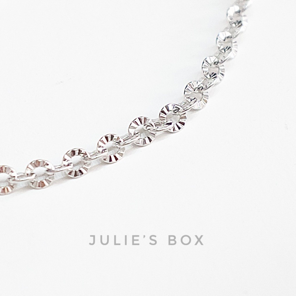 Vòng Tay Titan Unisex Xích Nhuyễn Nhỏ Basic Không Đen Không Hoen Gỉ Không Phai Màu Không Ngứa Bền julies box 66 bracelet