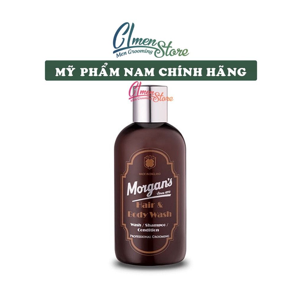 Dầu Gội Xả Tắm Đa Năng Morgan's Hair & Body Wash 250ml – 3 trong 1