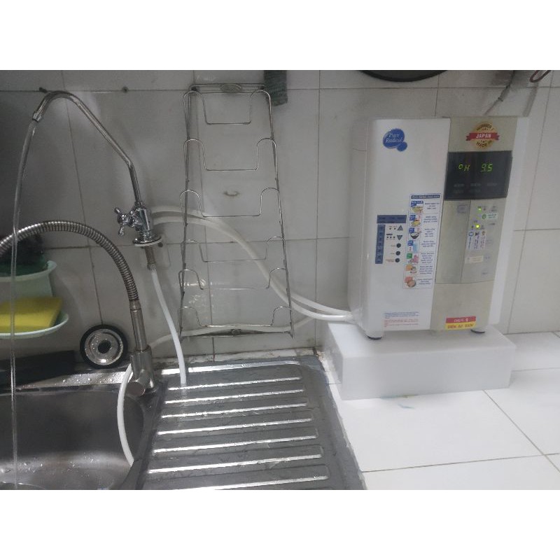 Combo đầy đủ phụ kiện máy lọc nước điện giải ion kiềm Nhật Bản Pure Radical