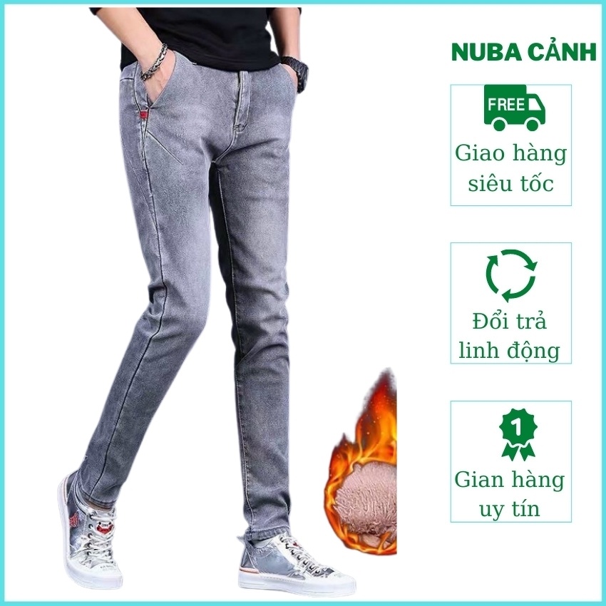 Quần jean nam cao cấp đẹp giá rẻ quần bò nuba 112 | BigBuy360 - bigbuy360.vn