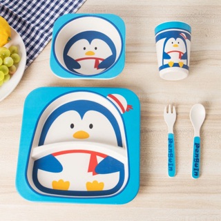 Bộ bát ăn dặm 5 món sợi tre cao cấp