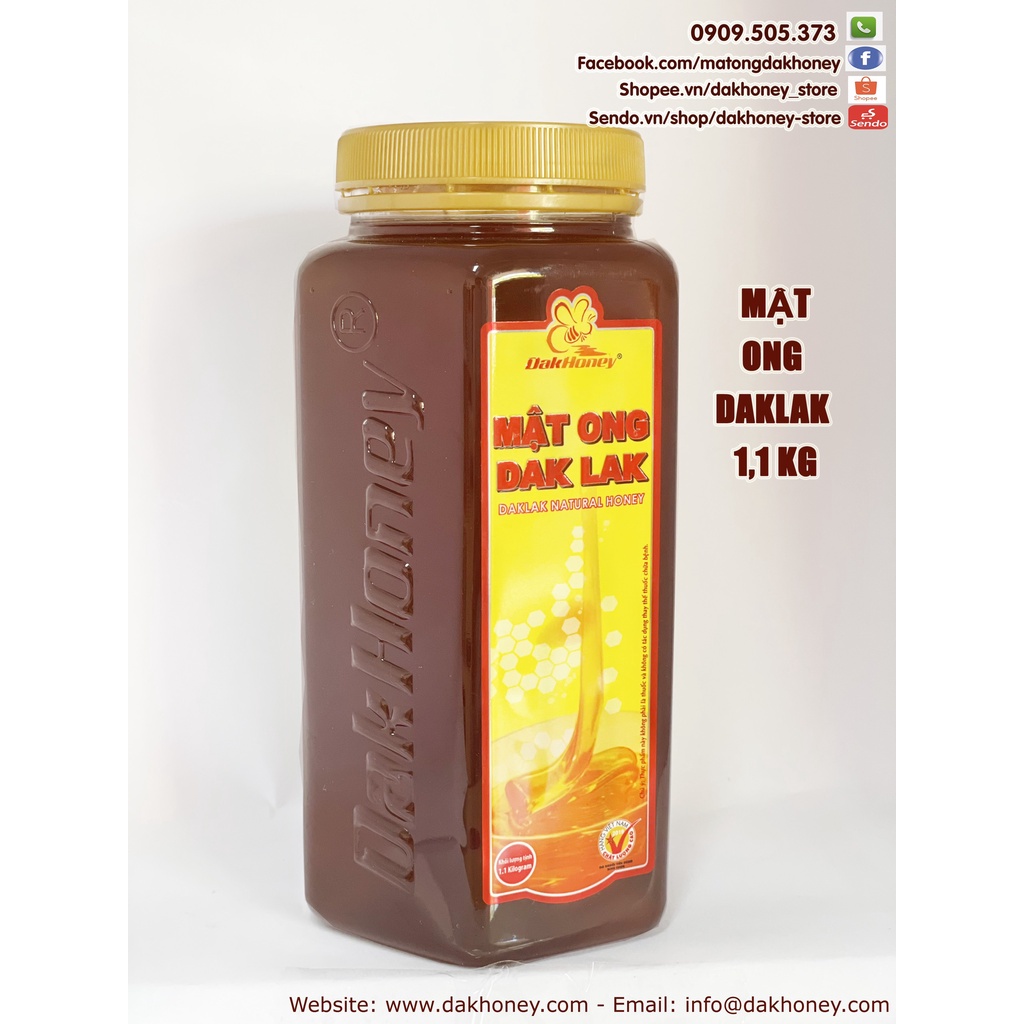 Mật Ong DakLak - DakHoney 1,1kg