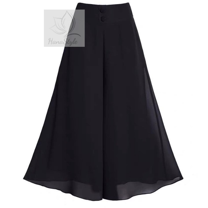 Quần ống rộng giả váy lưng cao  - đủ các size, form dáng chuẩn thích hợp mặc đi làm, dạo phố