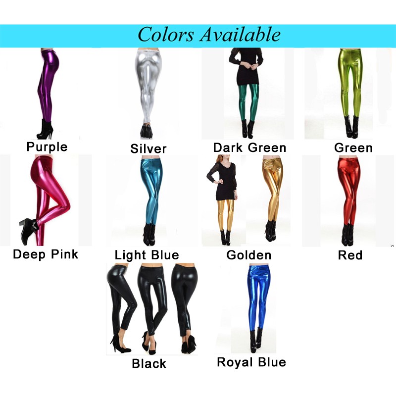 Quần legging da bóng thời trang punk cho nữ | BigBuy360 - bigbuy360.vn