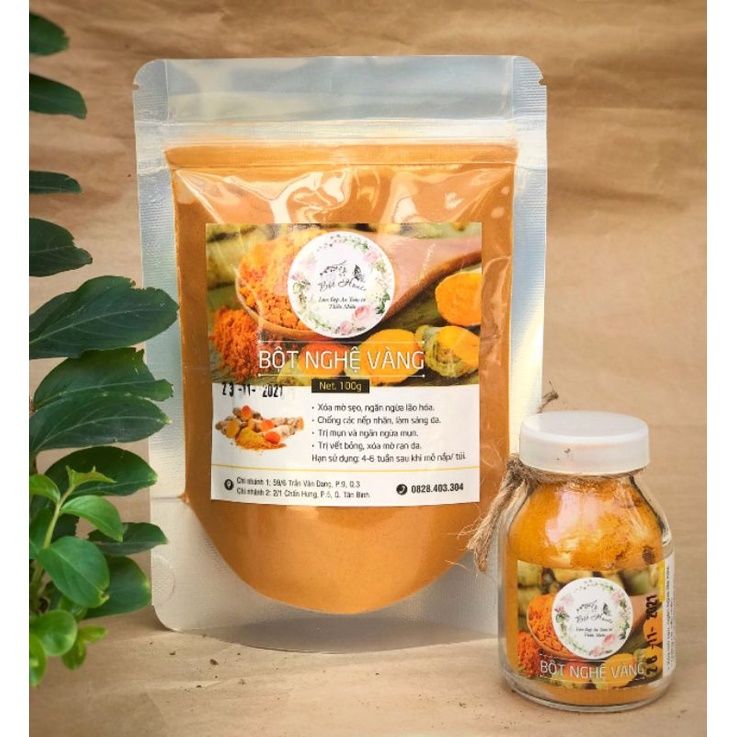 BỘT NGHỆ VÀNG HANDMADE NHÀ BỘT