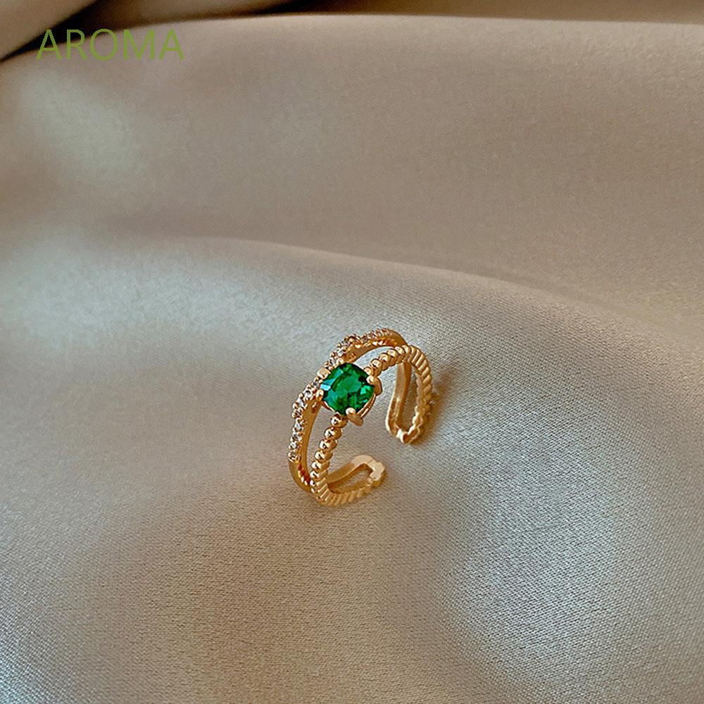 Nhẫn Đeo Tay Kim Loại Phong Cách Retro Cho Nữ