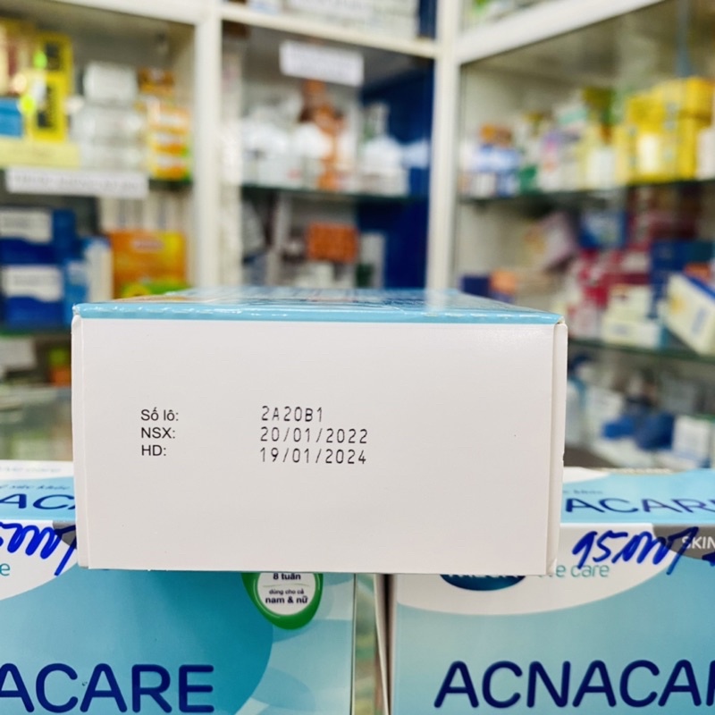ACNACARE hộp Thực phẩm bổsung chống oxy hoá, hỗ trợ giảm nguy cơ tiết bã nhờn, mụn trên da. Hỗ trợ