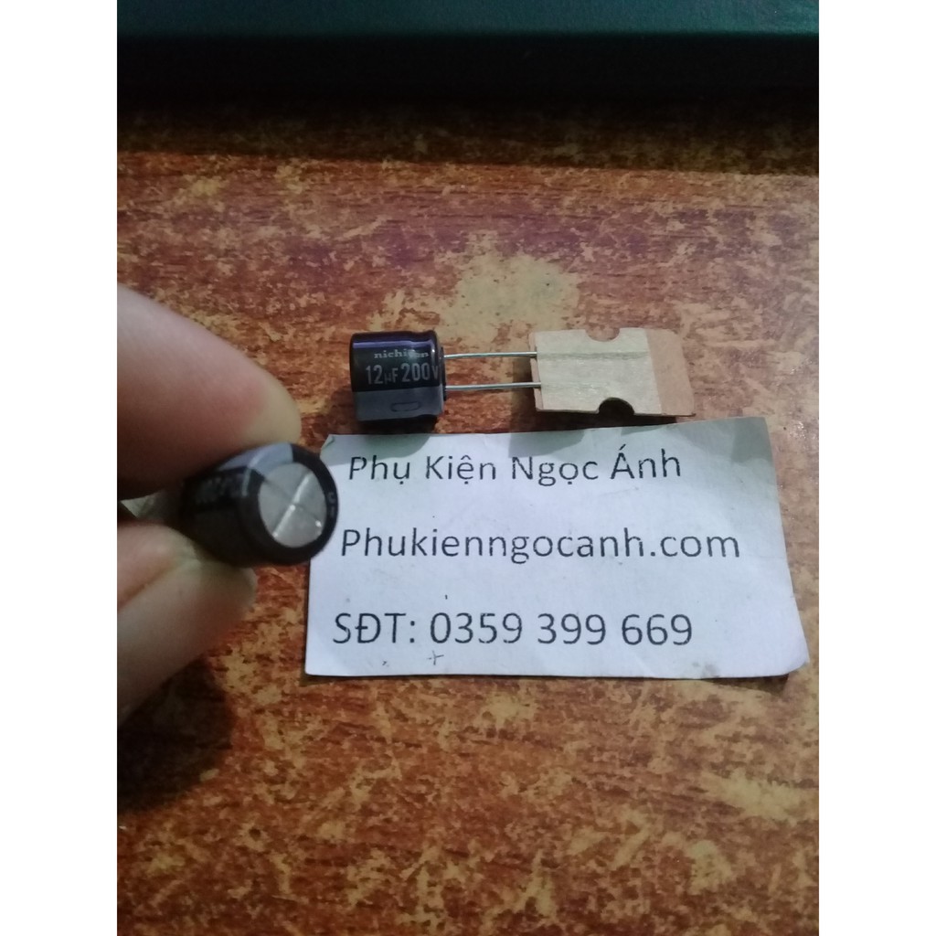 Tụ 200V 12uf hàng mới
