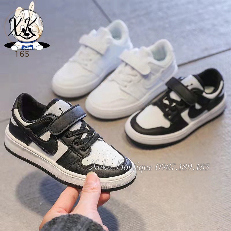 Giày Thể Thao Sneaker TMT Cao Cấp cho bé - 2 màu đen, trắng