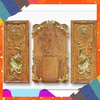 ,,,, lịch gỗ tết  lịch TRANH GỖ, LỊCH GỖ TREO TƯỜNG DI LẶC PHÚC LỘC DÁT VÀNG mới ,
